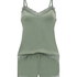 Velours Pyjama Set, Green