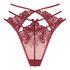 Michayla High Leg Thong, Red