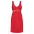 Nora Lace Slip Dress, Red