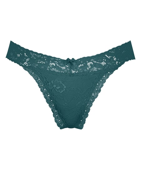 Madison Extra Low Thong, Green