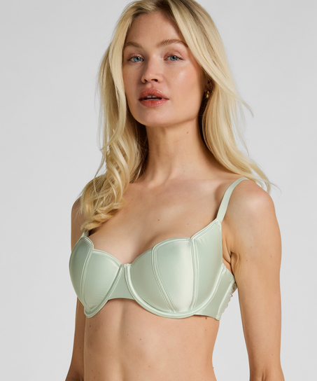Padded Underwired Bra Britt, Green