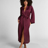 Satin Pinstripe Kimono, Purple