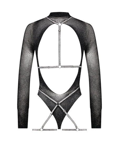Private Body Harness Set, Black