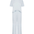 Pyjama Set Cotton Jersey Long, Blue