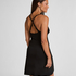 Jersey Slip Dress, Black