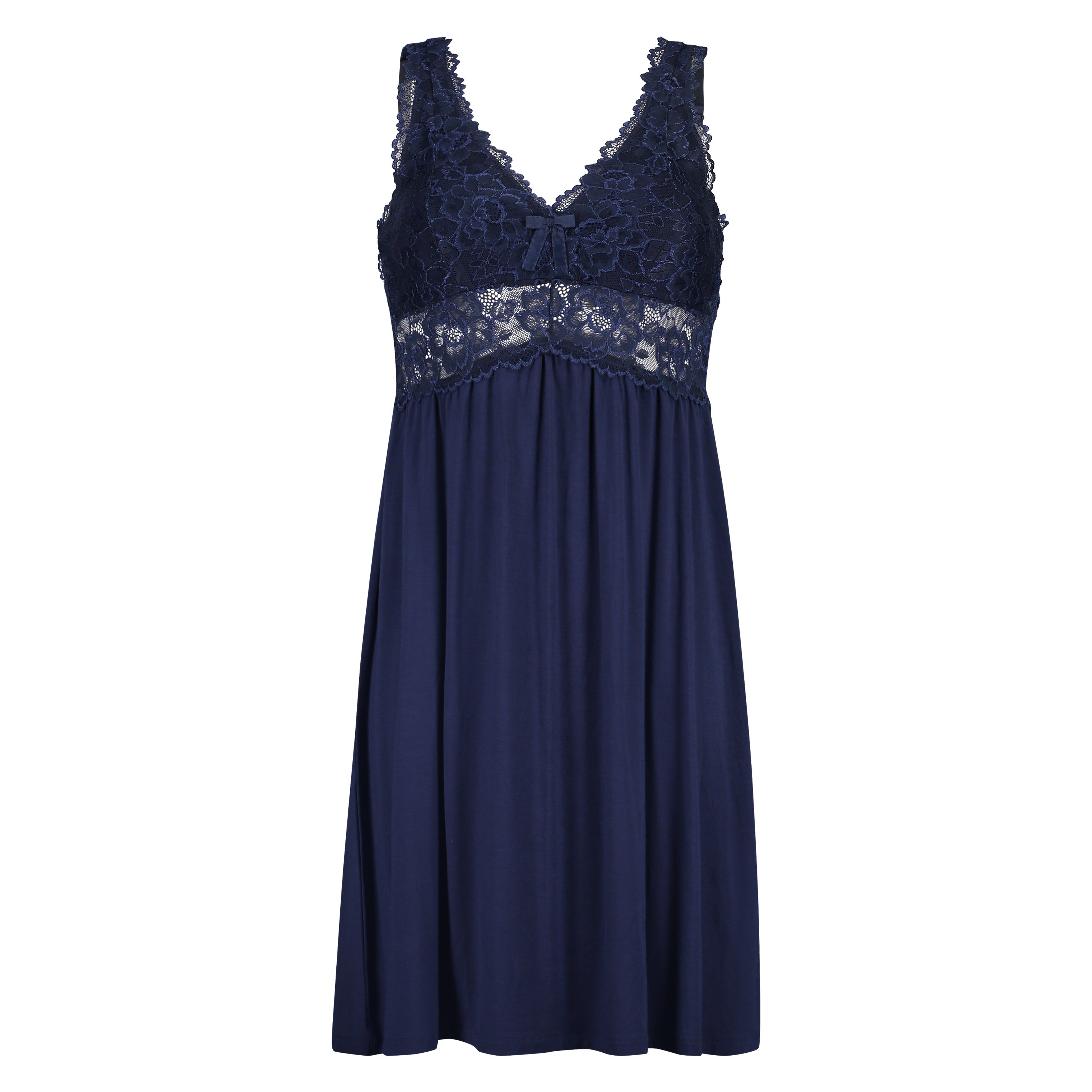 Nora Lace Slip Dress, Blue, main