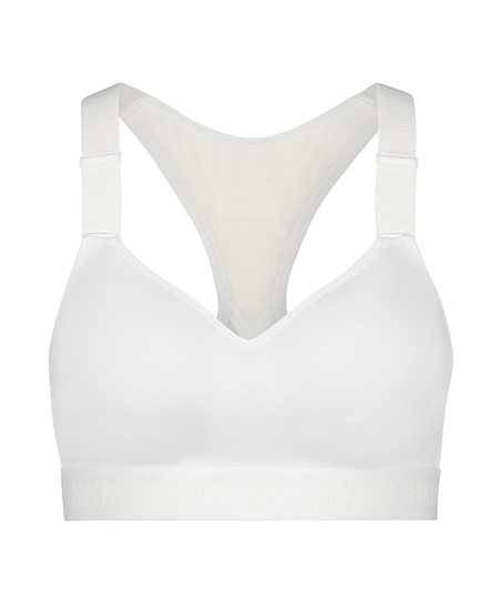 HKMX Sports bra The All Star Level 2, White