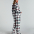 Fleece Pyjama Set, White