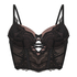 Kimberley Padded Longline Underwired Bra, Black