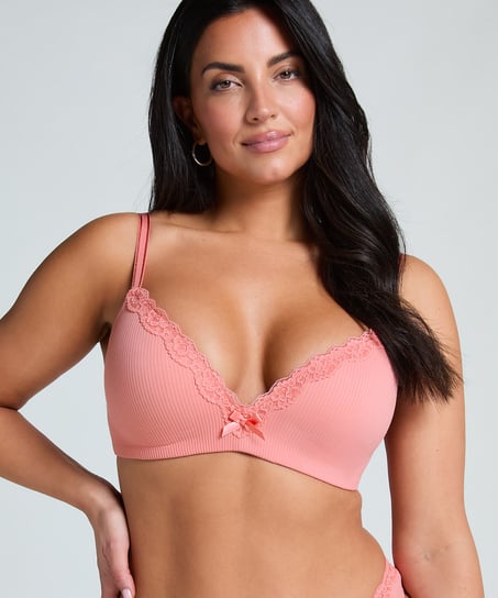 Lola Padded Non-Wired Bra, Pink
