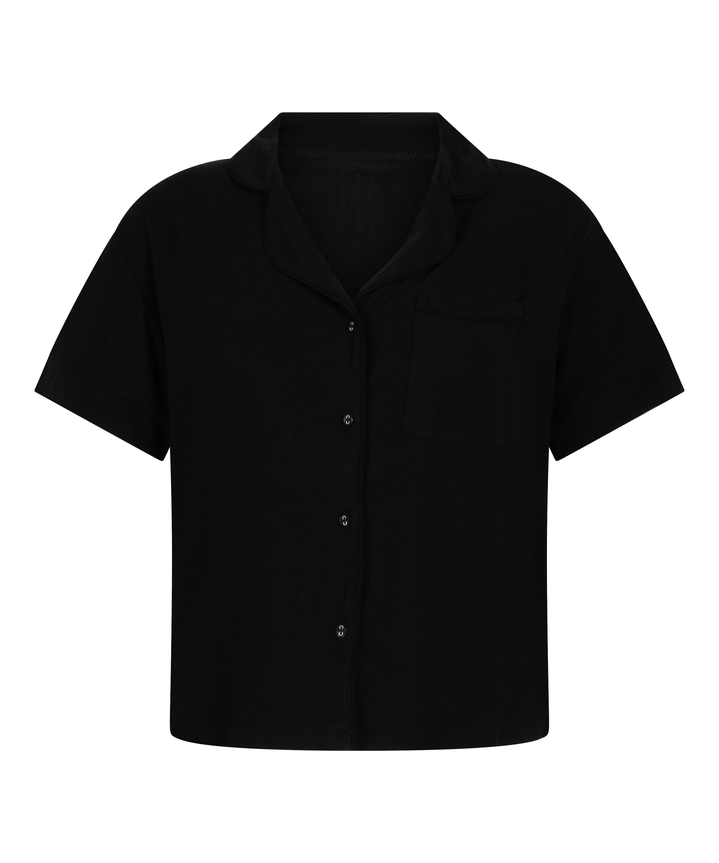 Essential Jersey Short-Sleeved Jacket, Black