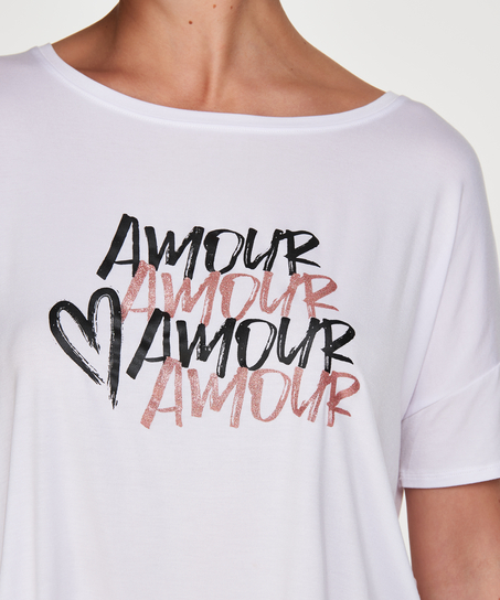 Short pyjama set, White