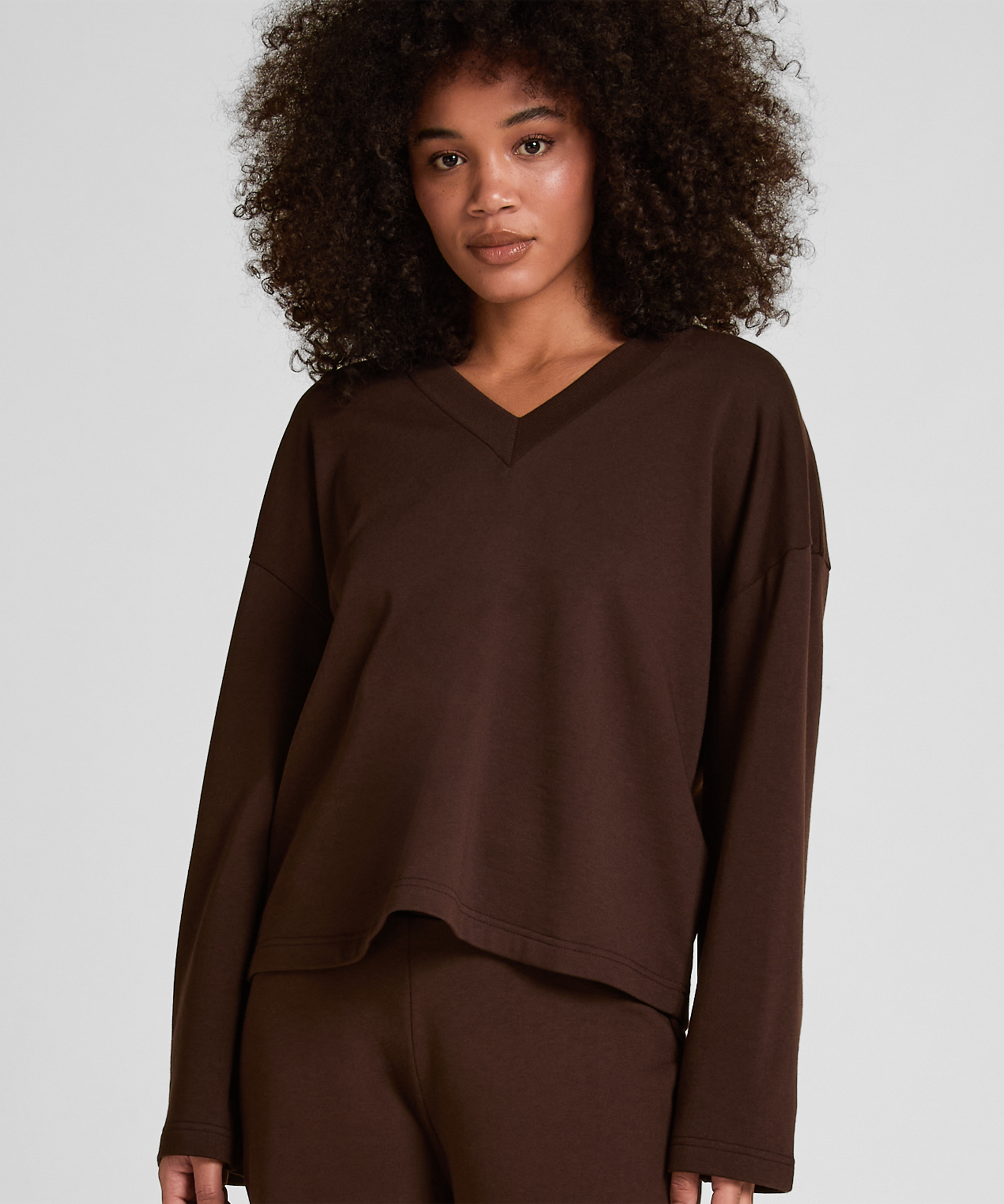 Lounge Top Audrey, Brown, main