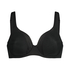 Mesh non-padded underwired bra, Black
