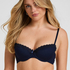 Lola Padded Underwired Bra, Blue