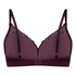 Sophie Padded Non-Underwired Bra, Purple