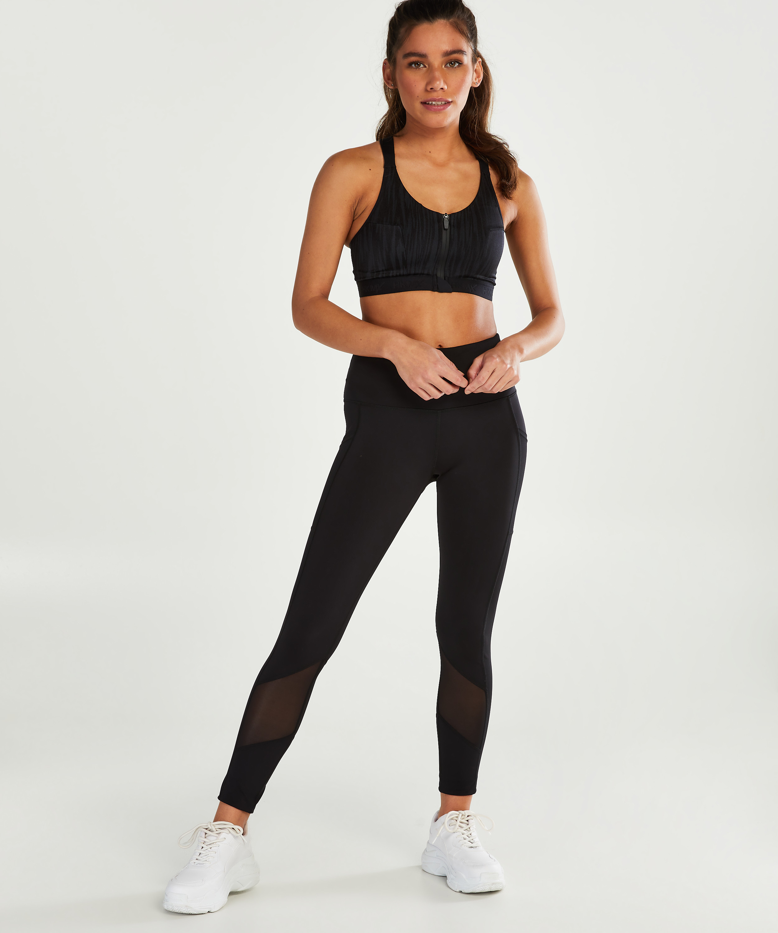 HKMX Sports bra The Pro Level 3, Black, main