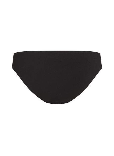 Scallop Rio Bikini Bottoms, Black