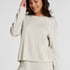 Pyjama Top Loose Pointelle, Gray