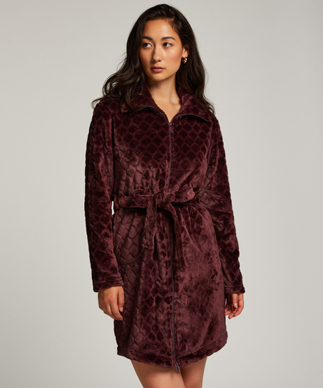Fleece Zip Bathrobe for €42.99 - Robes - Hunkemöller