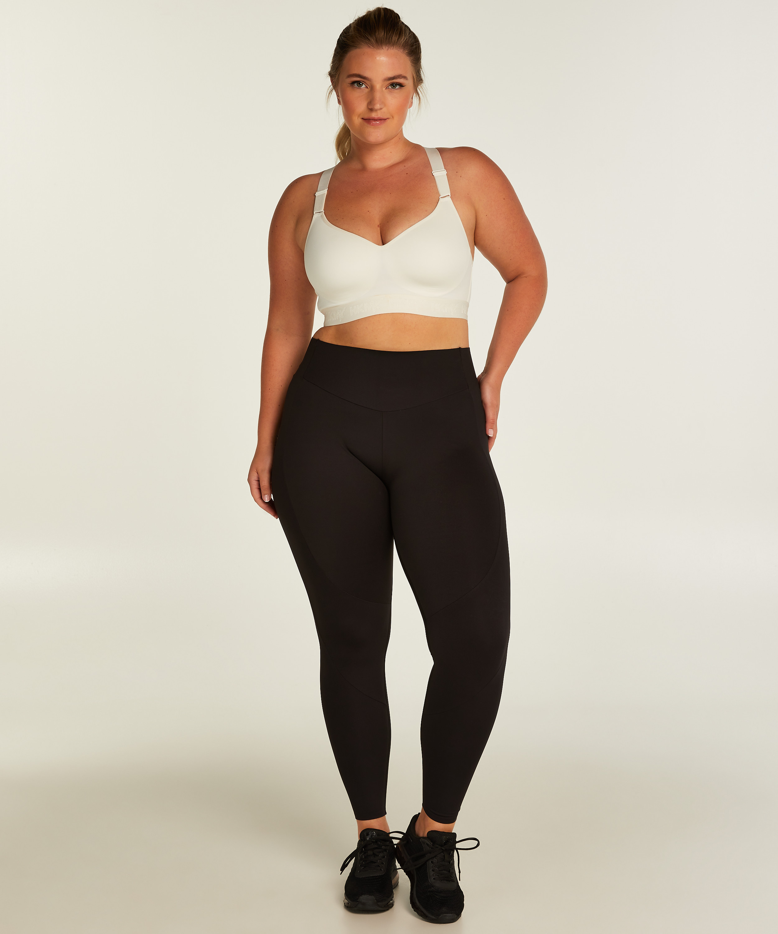 HKMX Sports bra The All Star Level 2, White, main