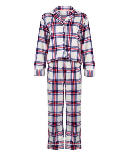 Pyjamaset Polar Fleece, White
