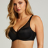 Nina Non-Padded Underwired Minimizer Bra, Black