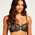 Josefina Padded Underwired Bra, Black
