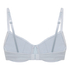 Pointelle Non-padded Underwired Bra, Blue