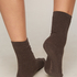3-Pack Cotton Crew Socks, Orange