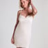 Slipdress Satin Minimal, White