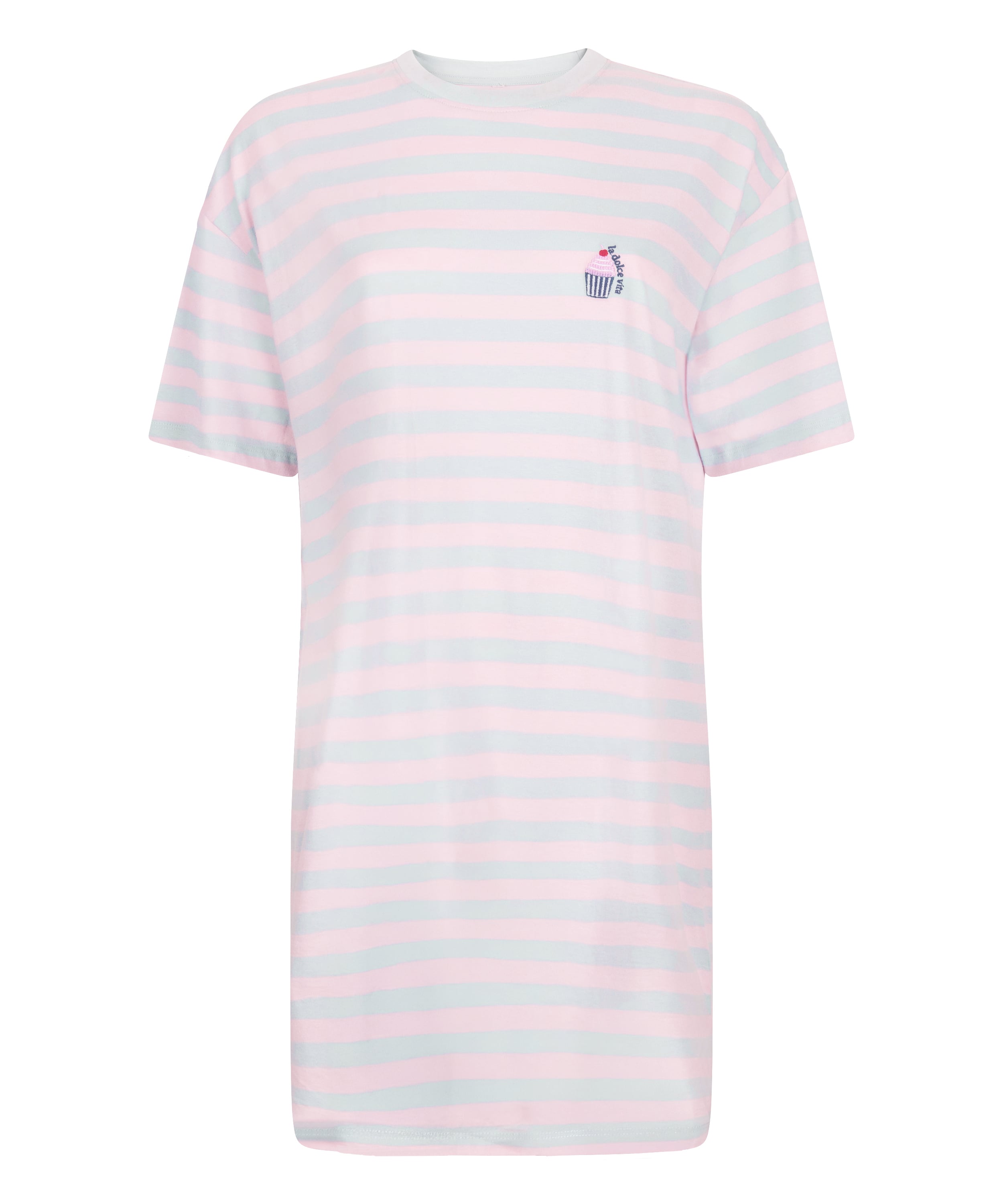 Roundneck Nightshirt, Blue, main
