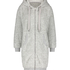 Fleece Bathrobe, Gray