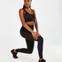 HKMX High waisted sport leggings Rodeo, Black