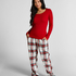 Cotton Pyjama Top, Red
