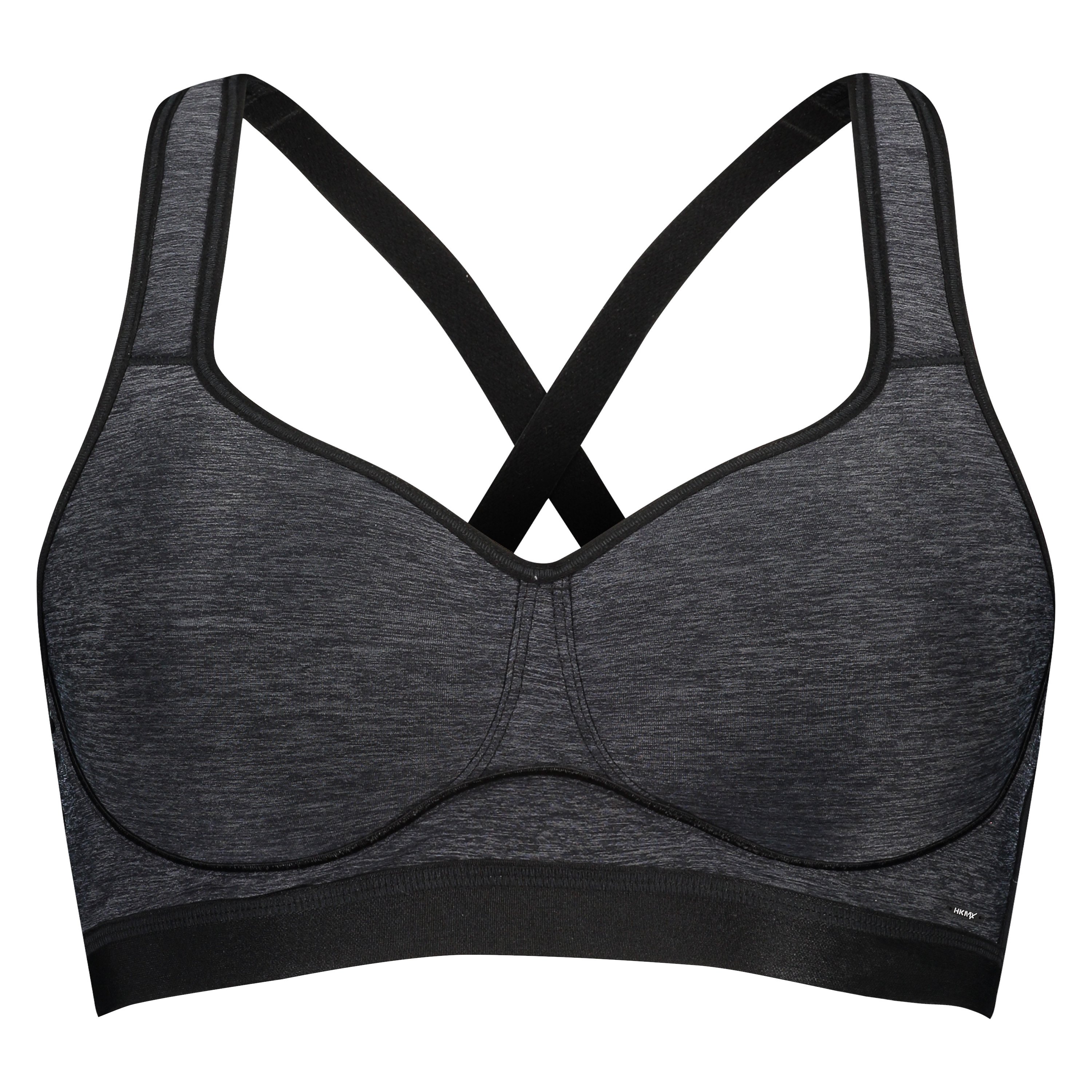 HKMX Sports bra The All Star Level 2, Gray, main