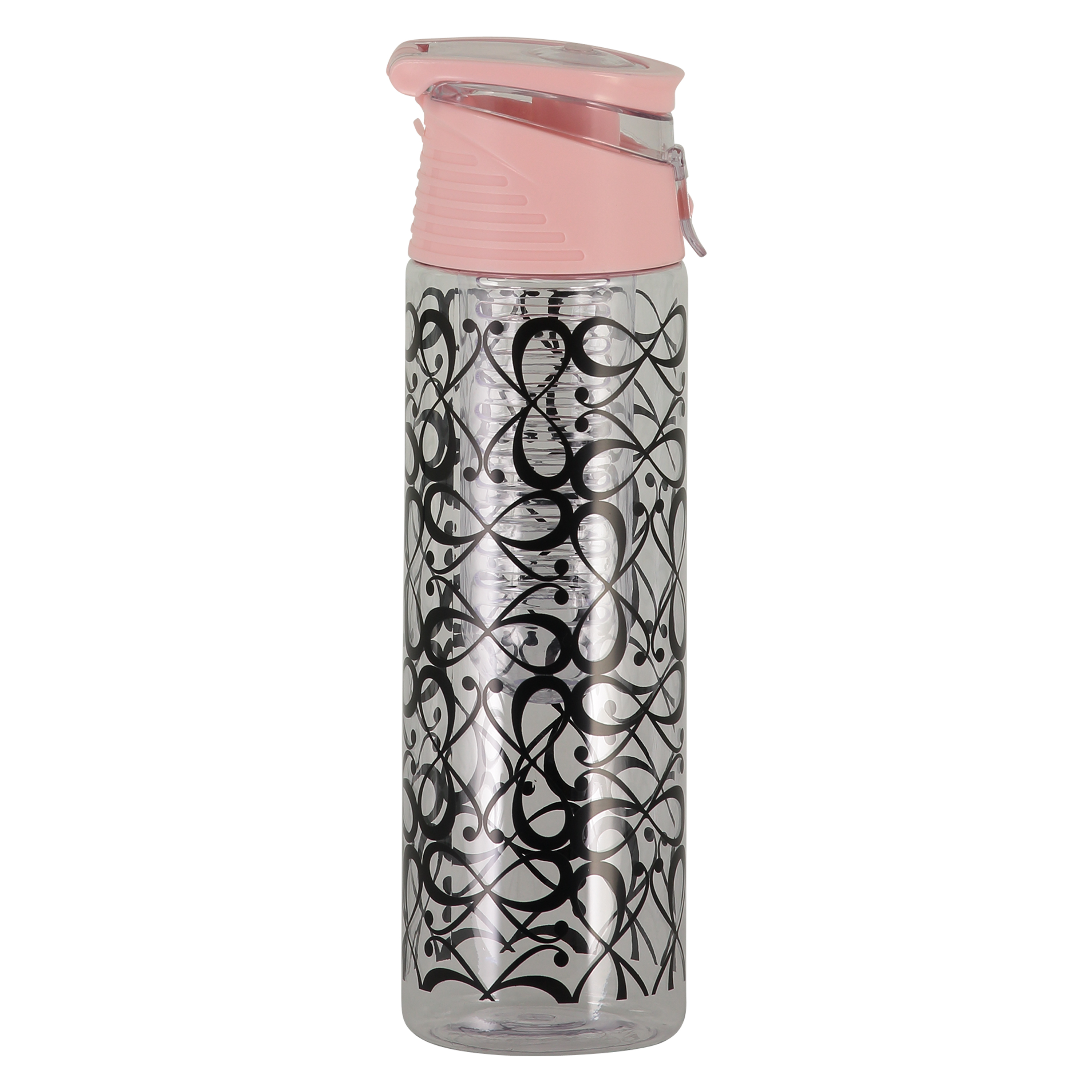 Patched Infused Water Bottle, Pink, main