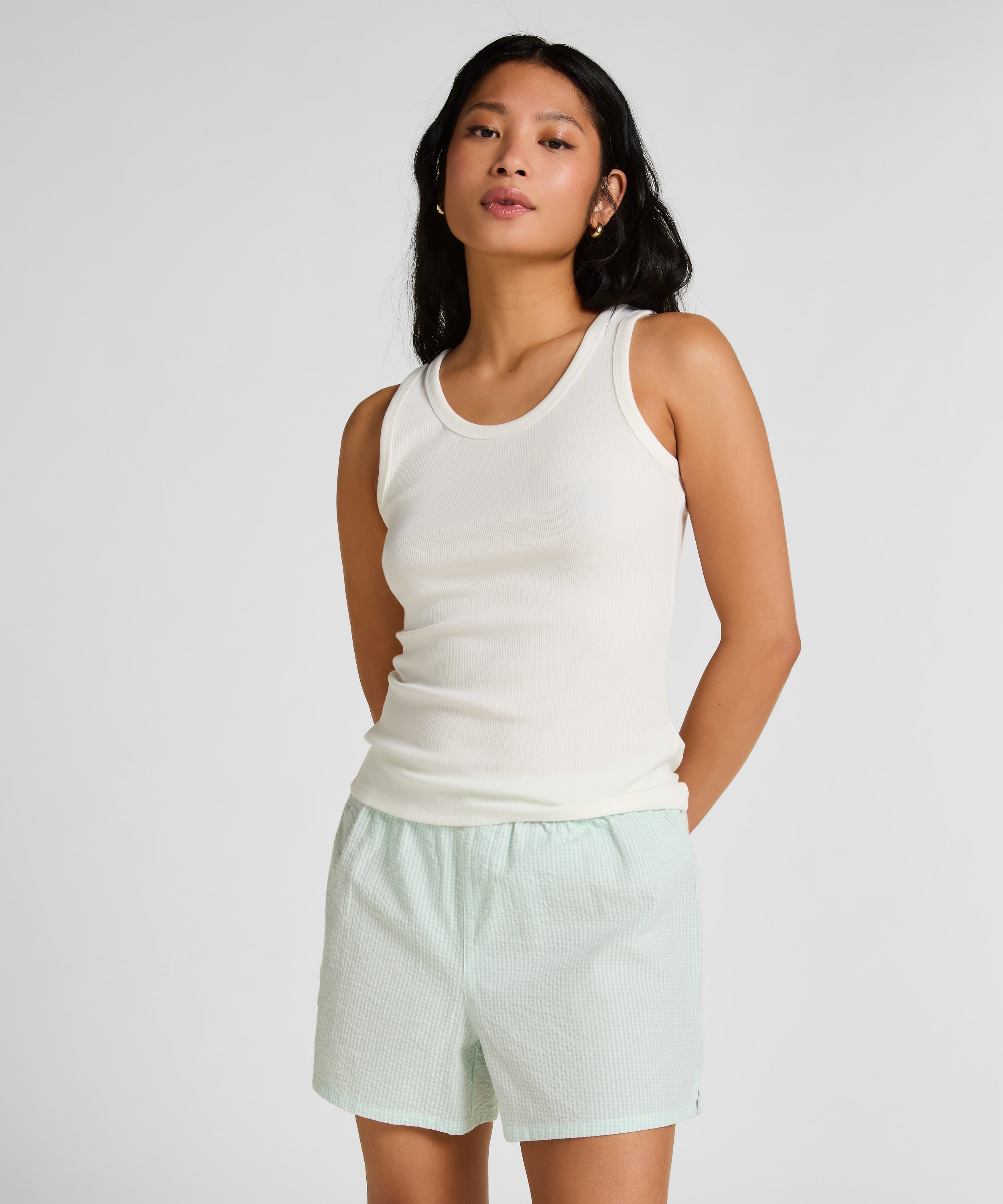 Singlet Jersey, White, main