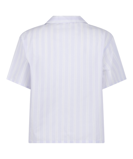 Striped Jacket Cotton, Purple