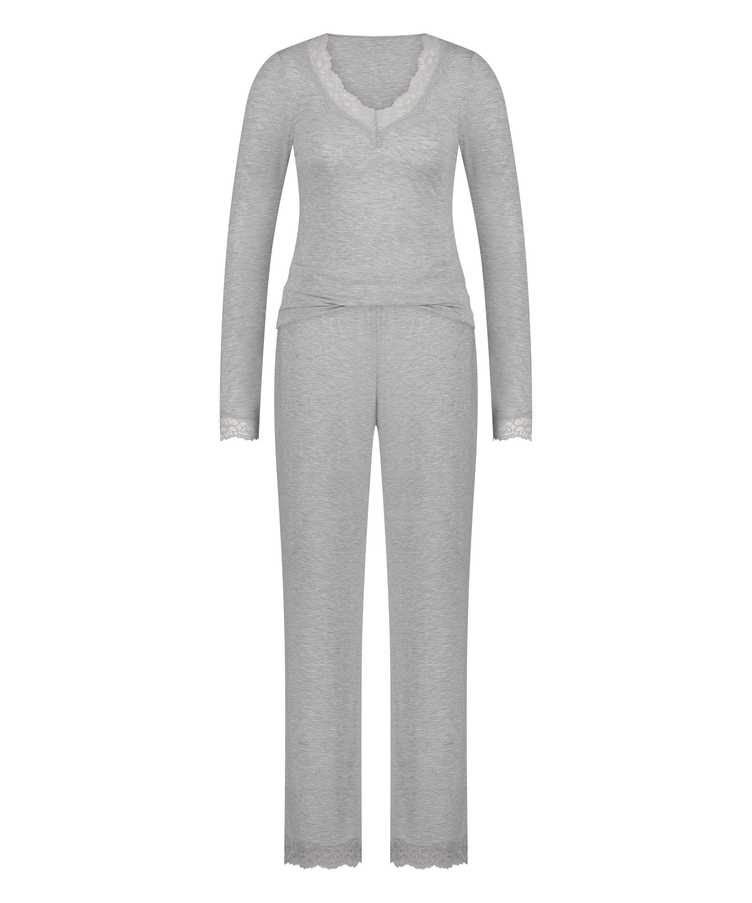 Pajama Set, Gray, main