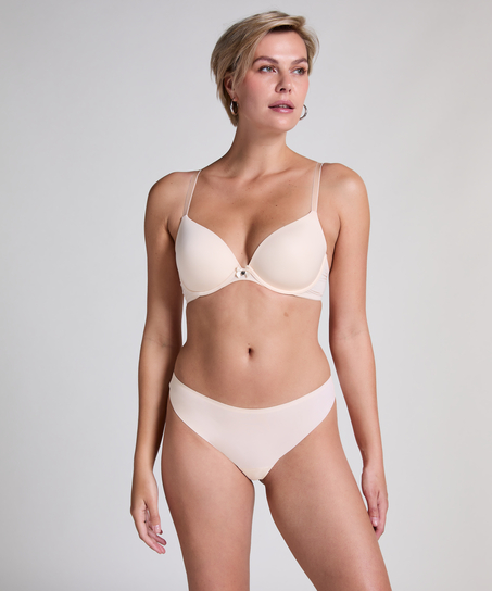 Invisible thong basic, Beige