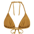 Boho Triangle Bikini Top, Yellow