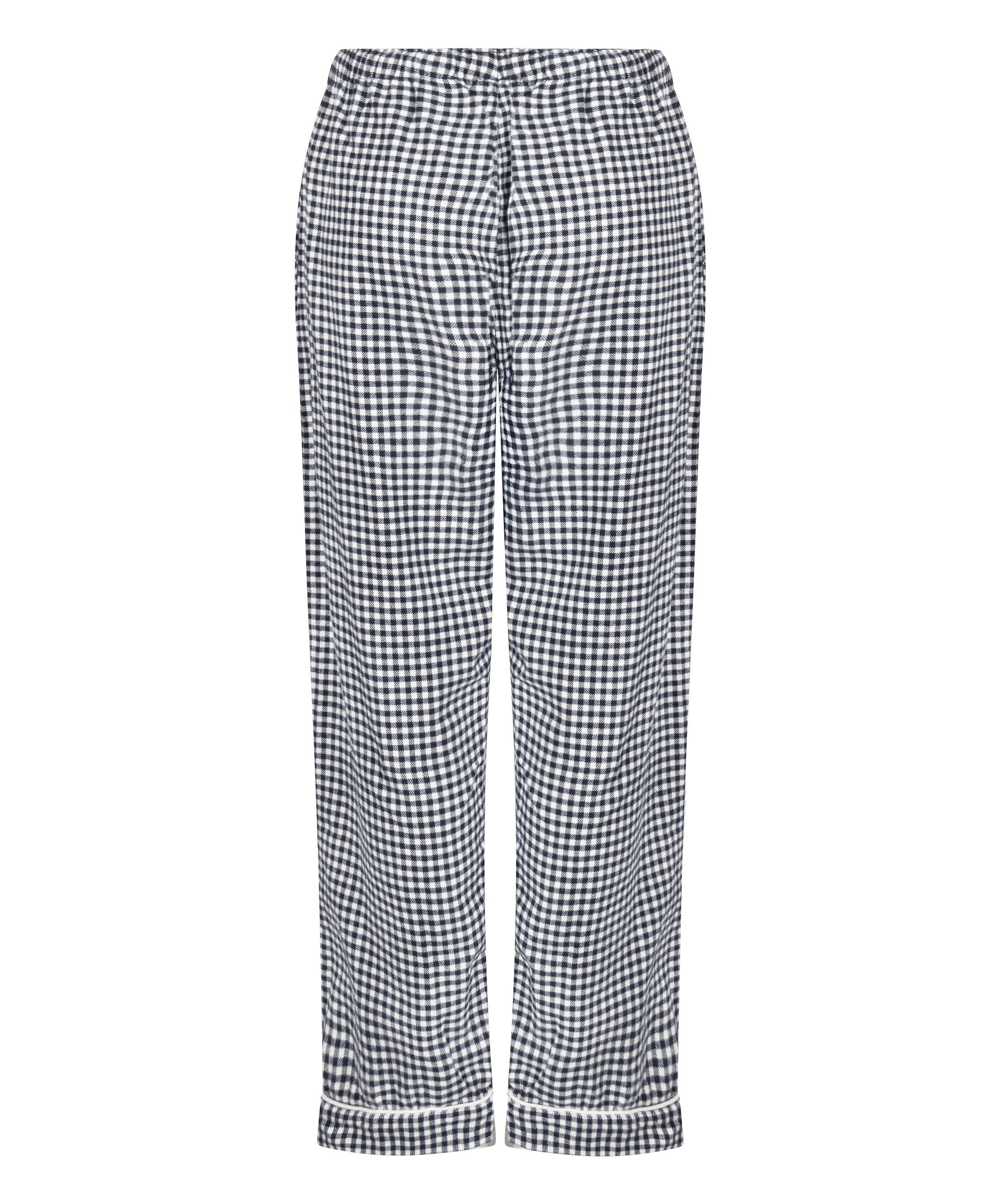 Flannel Pyjama Pants, Blue, main