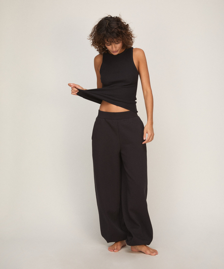 Jogger Brushed Sweat, Black