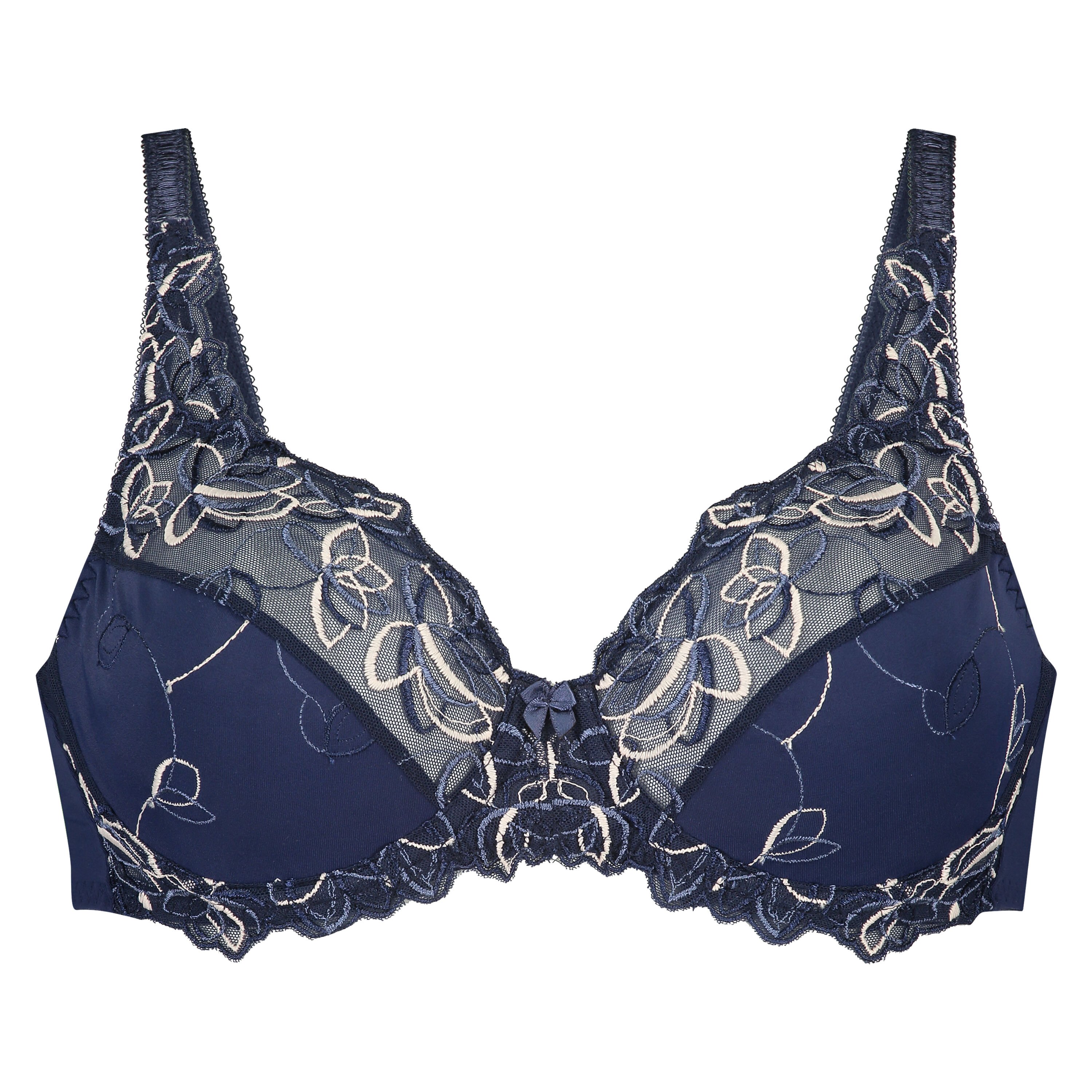 Diva Non-Padded Underwired Bra, Blue