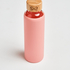 Glass water bottle, Pink