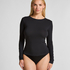Longsleeved Shirt from Soft Cotton, Black