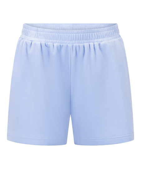 Velvet Pocket shorts, Blue