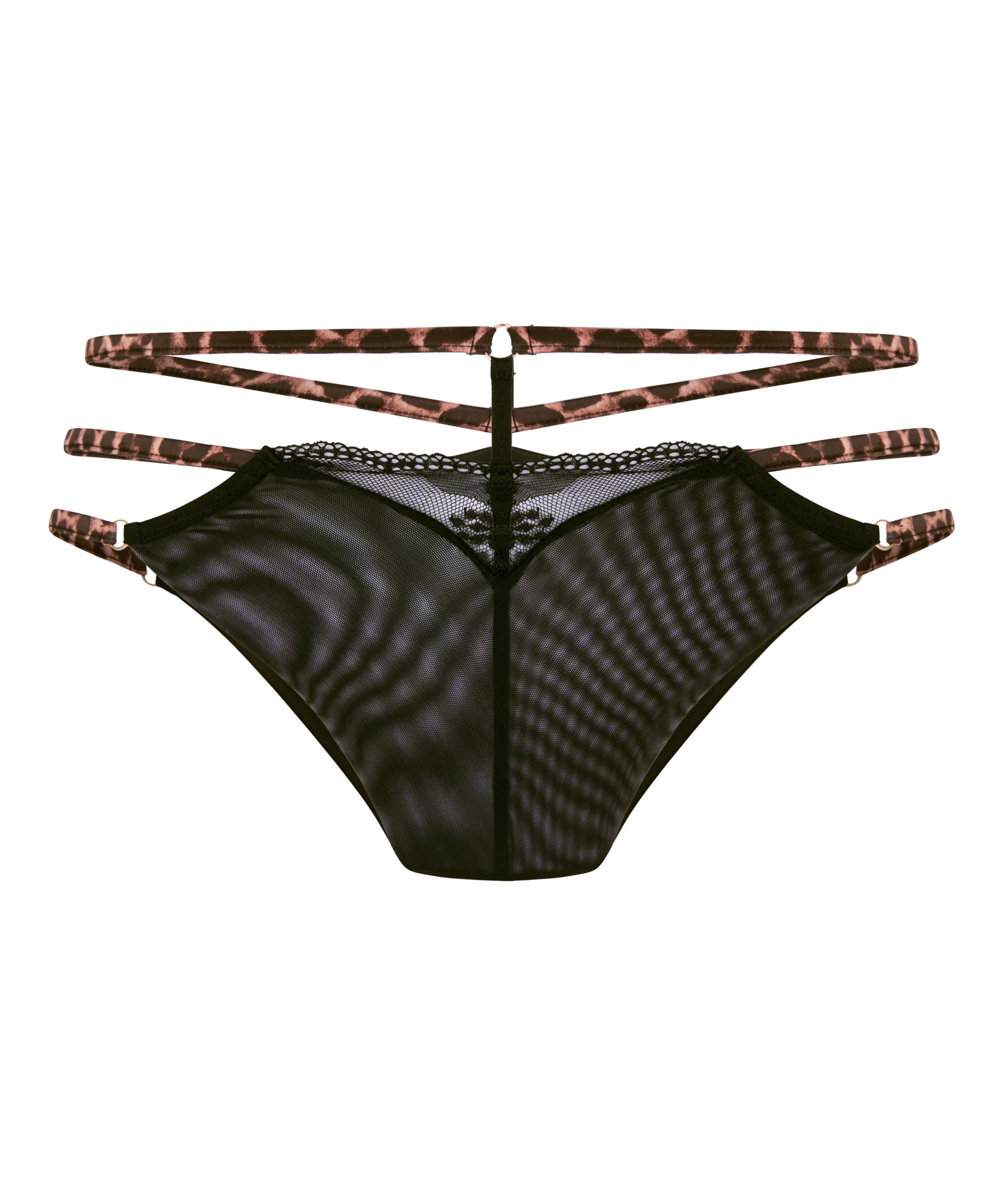 Open Crotch Brazilian Tasha, Black, main