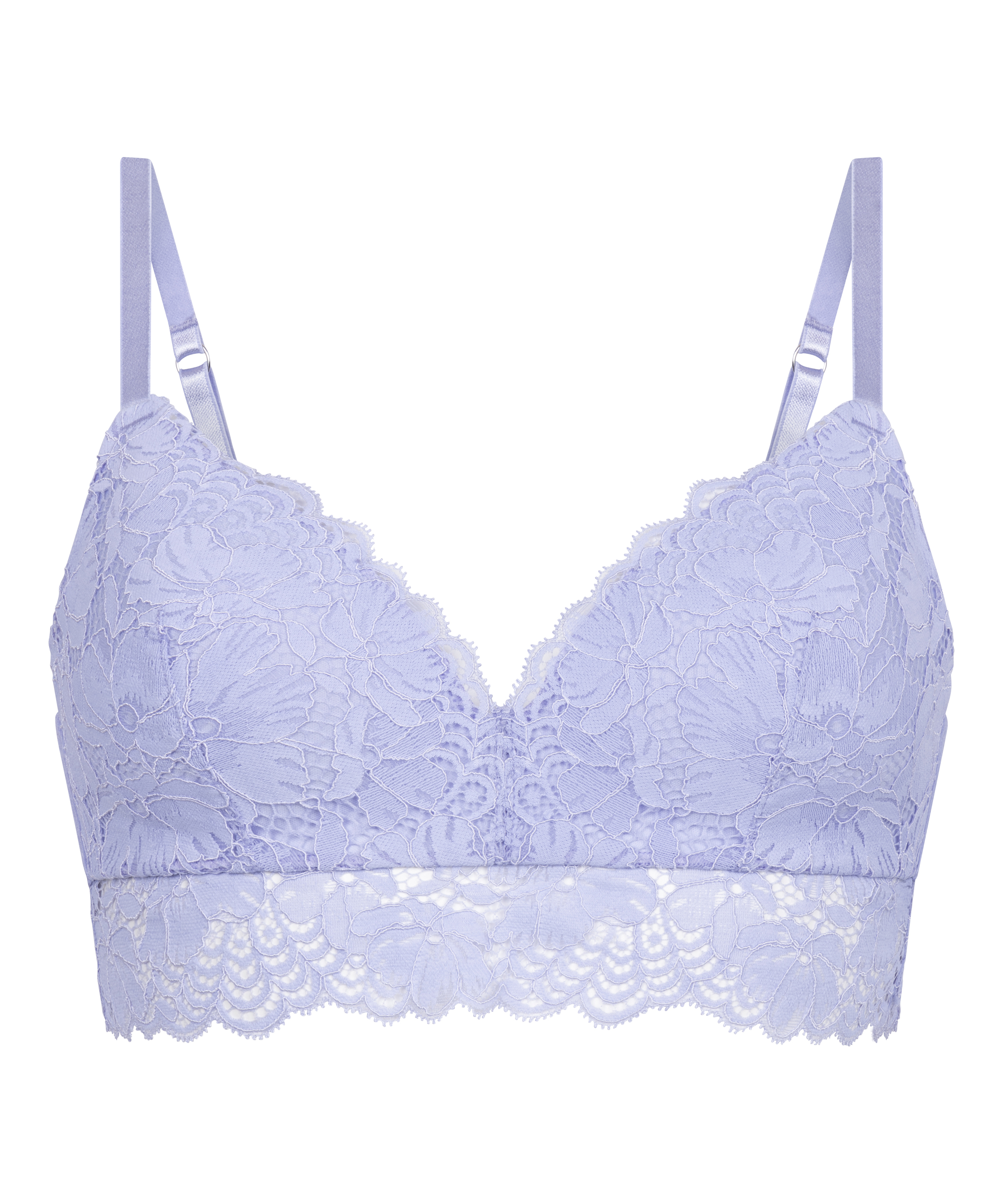 Andrea Padded Non-Wired Bra, Purple, main